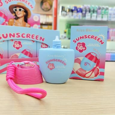 Kiss beauty sunscreen คิสบิวตี้ ซันสกรีน ครีม spf50+ pa+++ 60ml/x12p 2
