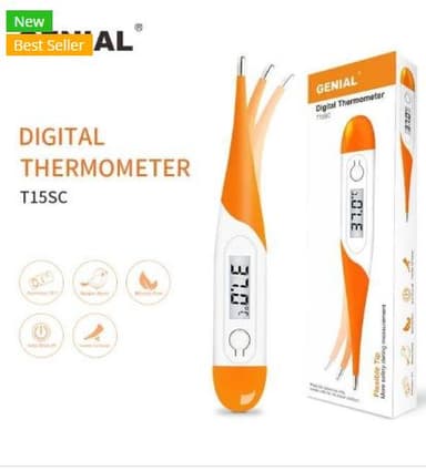 ปรอทวัดไข้ดิจิตอล ยี่ห้อ GENIAL รุ่น T15SC 3