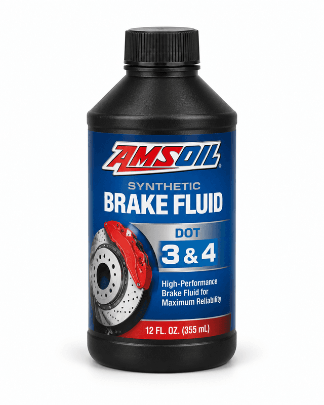 AMSOIL DOT 3 & 4 Synthetic Brake Fluid 12 Oz