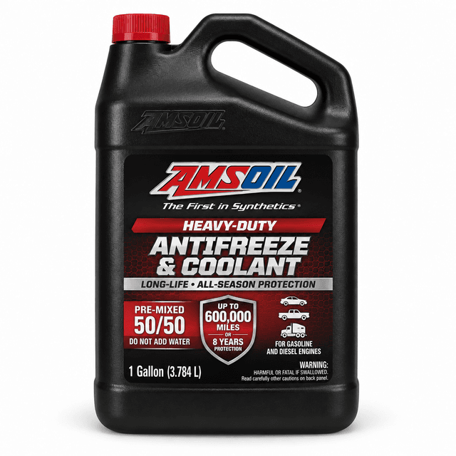 AMSOIL Heavy-Duty Antifreeze & Coolant 1 Gallon